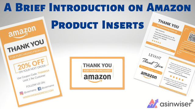 A Brief Introduction on Amazon Product Inserts